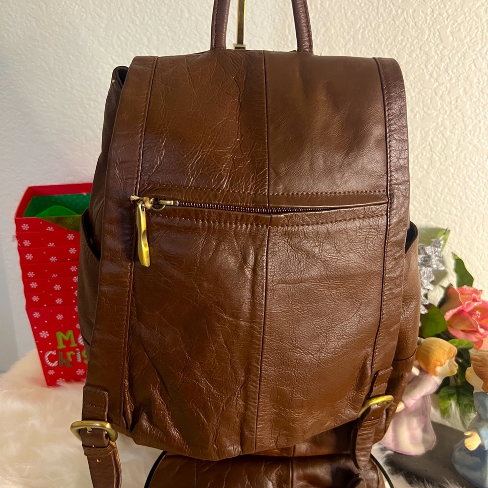 Sbanya Christian Leather Backpack